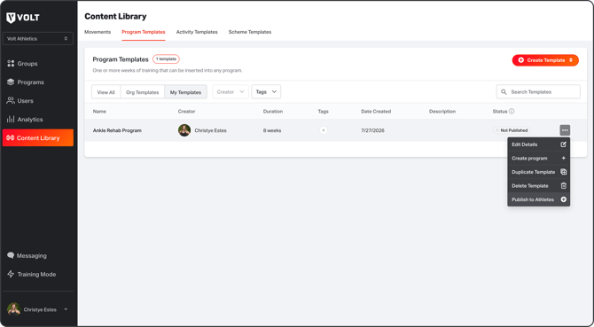 publishProgramTemplate